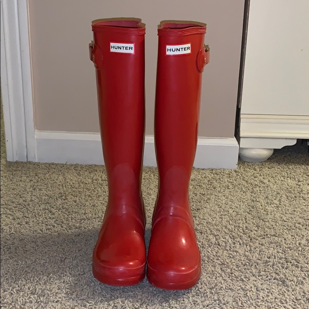 Hunter Boots Red